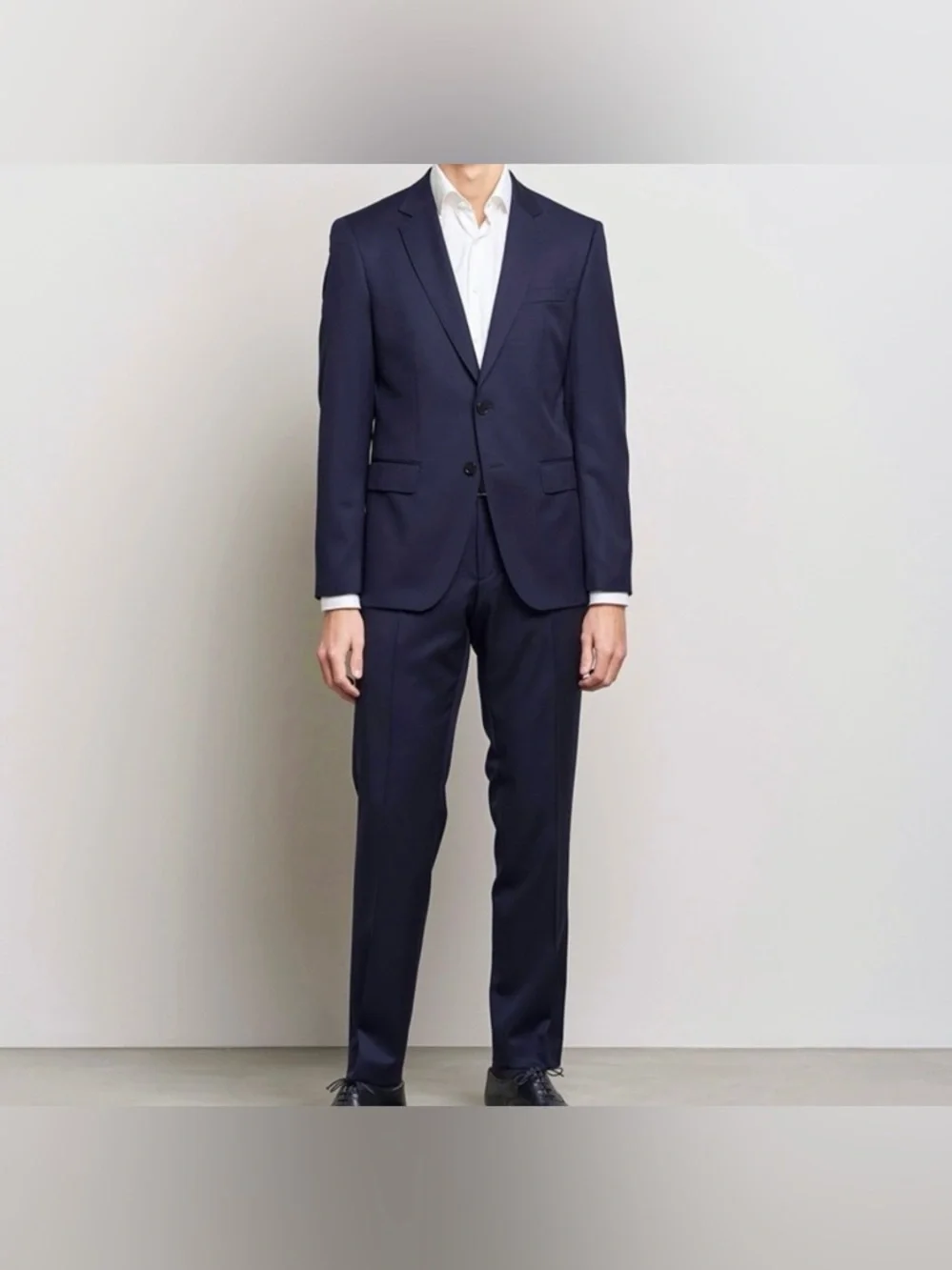 HUGO BOSS REDA Super 110 Italian Virgin Wool Suit Jacket Slim Fit Mens 38 R